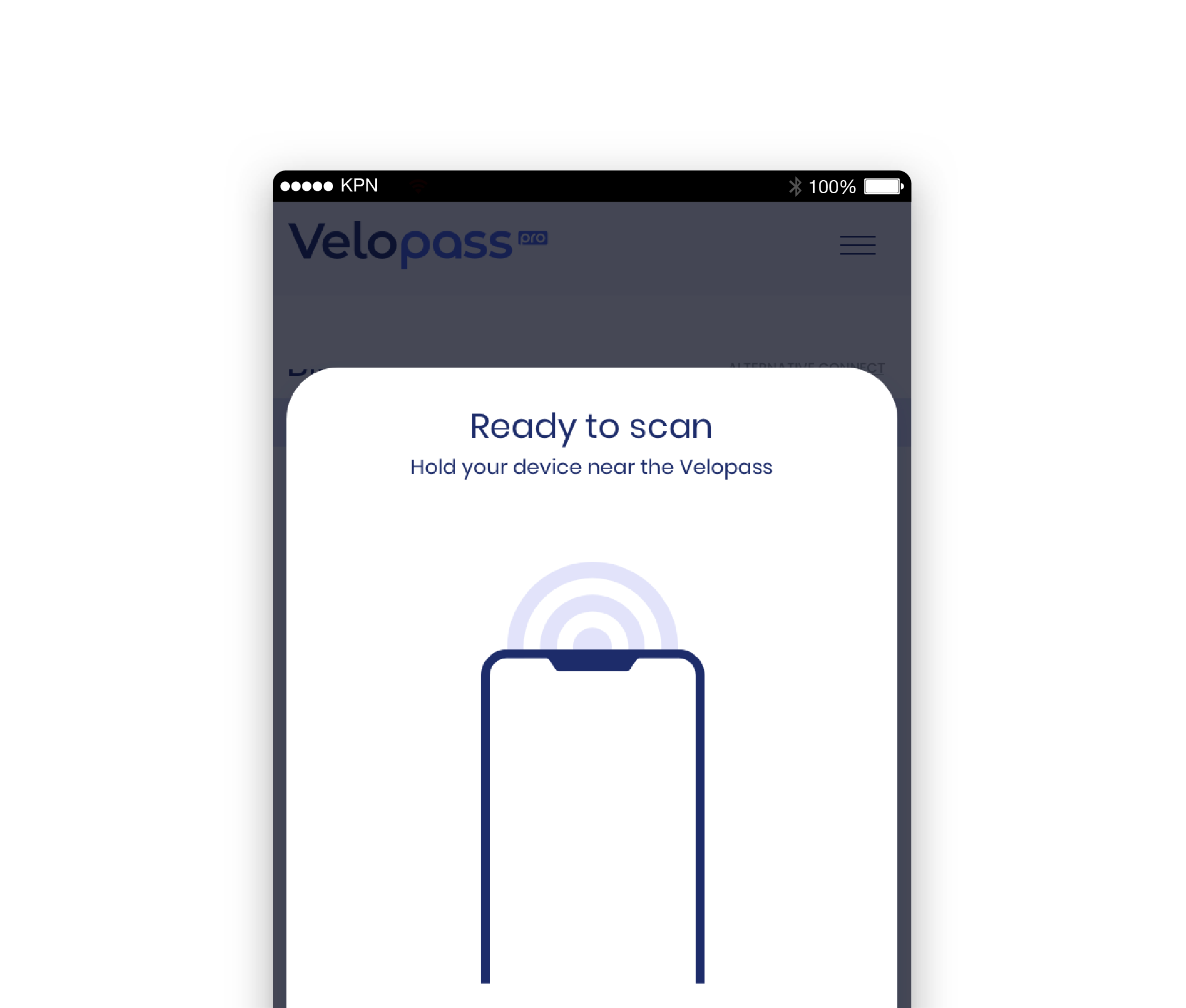 Velopass PRO bicycle inventory screen
